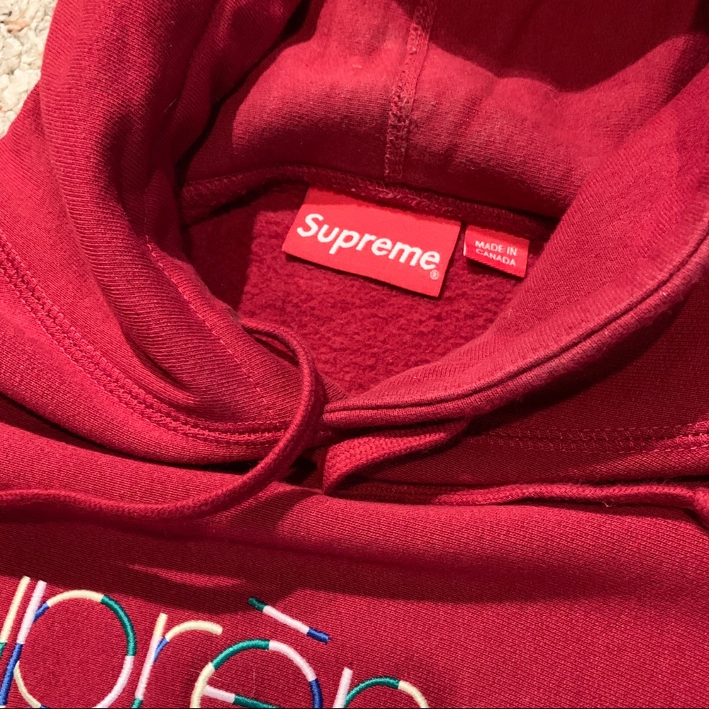 Supreme Multicolor Classic Logo Hoodie - Picture 4 of 4